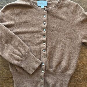 Pure Cashmere 100% cashmere cropped cardigan